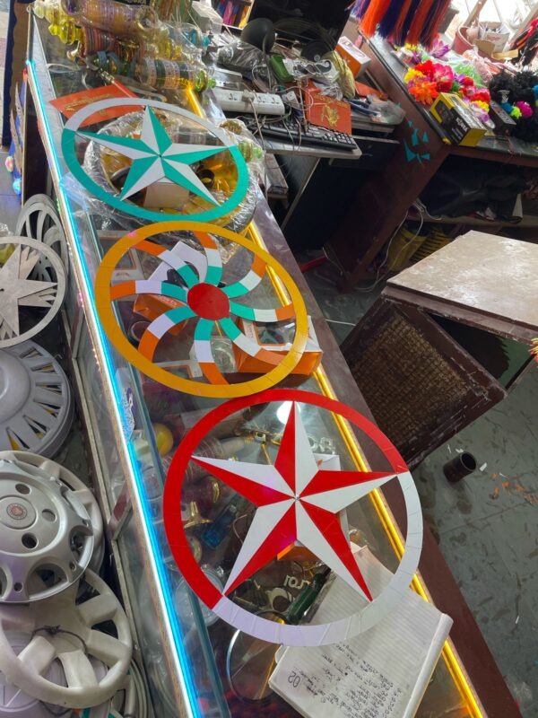 ⁠6 patti wheel cap 15”inch - (2 pis)