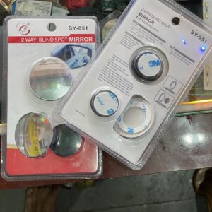 CarFrill HD Glass Frameless Round Convex Rear View Blind Spot Mirror Cars/Trucks/Vans (2") -Pack of 2