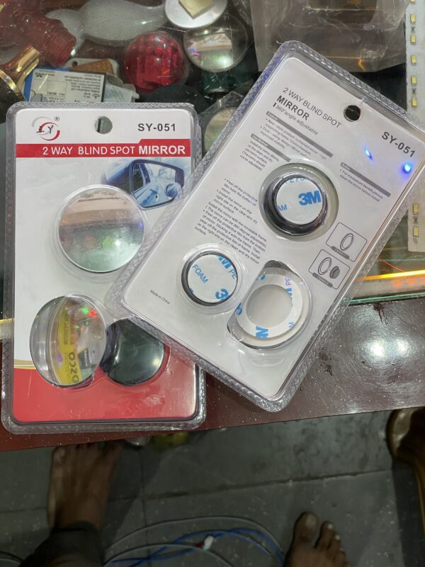 img_2953 CarFrill HD Glass Frameless Round Convex Rear View Blind Spot Mirror Cars/Trucks/Vans (2") -Pack of 2