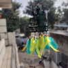 img_6399 CAR Mahakal with DamruDecorative Showpiece Car Hanging Ornament (Pack of 1)