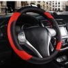 Leather steering cover M size