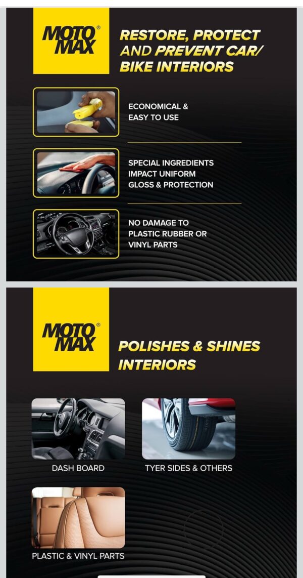 Motomax Dashboard Polish,100ml