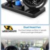 img_6584 Mitchell 12V DC Electric Car Fan for Dashboard, Double Head Cooling Electric Fan, 360 Degree Rotatable Small Fan for Car with 2 Speed Control, ABS Plastic, Dashboard Fan