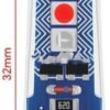 (4-pis) Parking bulb Red Blue flsher/ 12volt red blue parking light- (2 - Jodi) - (4 - पीस)