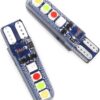 (4-pis) Parking bulb Red Blue flsher/ 12volt red blue parking light- (2 - Jodi) - (4 - पीस)