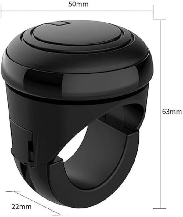 41wegiiy27l-_ac_uf10001000_ql80_ 3R Mini steering knob || Universal Car Steering Knob, Car Steering Wheel Knob, Steering Wheel Spinner Knob, 360° Rotation Booster (3R Original)