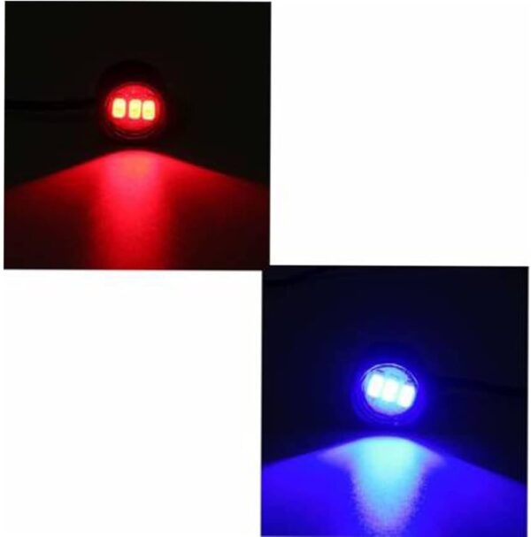 Red blue flasher light for 12volt