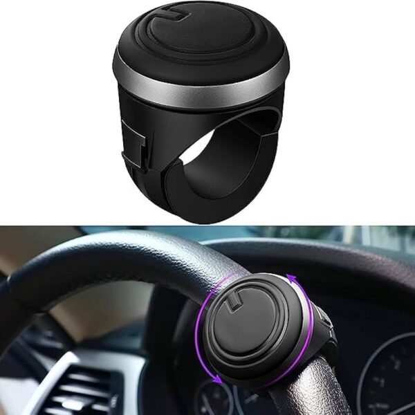 51ek7vim2jl-_ac_uf10001000_ql80_ 3R Mini steering knob || Universal Car Steering Knob, Car Steering Wheel Knob, Steering Wheel Spinner Knob, 360° Rotation Booster (3R Original)