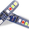 (4-pis) Parking bulb Red Blue flsher/ 12volt red blue parking light- (2 - Jodi) - (4 - पीस)