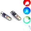 (4-pis) Parking bulb Red Blue flsher/ 12volt red blue parking light- (2 - Jodi) - (4 - पीस)