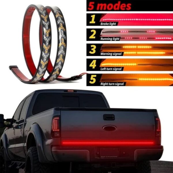 51xhmo5x3l-_ac_uf10001000_ql80_ Trunk light / Break Strip / Tailgate Light / Pickup Tail Light Strip /Compatible with All Cars, Trucks, SUV, Vans