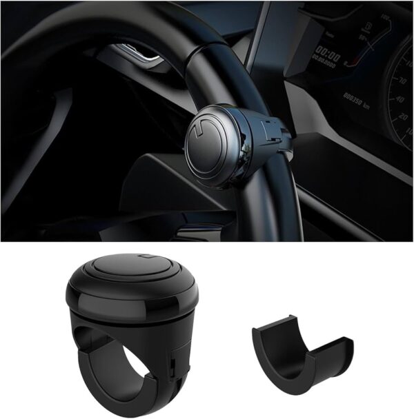 619bnxkbwgl-_ac_uf10001000_ql80_ 3R Mini steering knob || Universal Car Steering Knob, Car Steering Wheel Knob, Steering Wheel Spinner Knob, 360° Rotation Booster (3R Original)