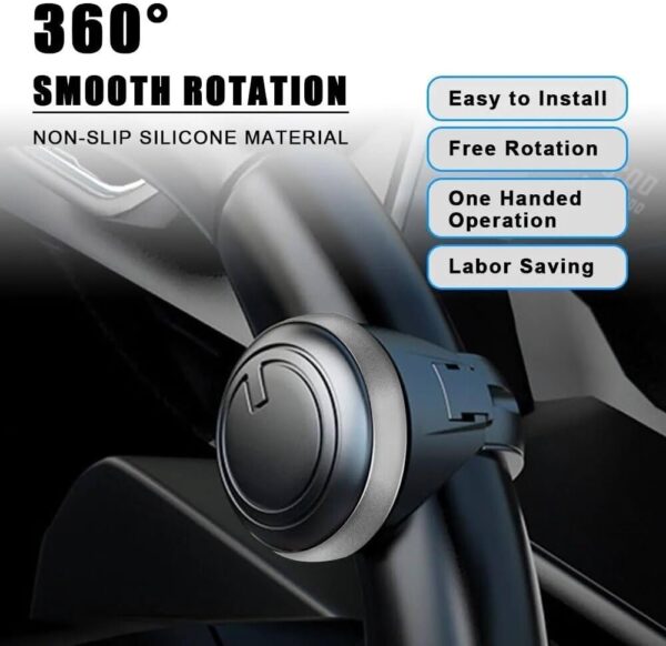 61ezhd21qbl-_ac_uf10001000_ql80_ 3R Mini steering knob || Universal Car Steering Knob, Car Steering Wheel Knob, Steering Wheel Spinner Knob, 360° Rotation Booster (3R Original)