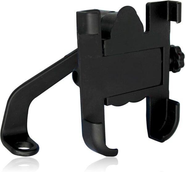 61mkss1wbgl-_ac_uf10001000_ql80_ Metal CNC Bike Mount Holder Navigation 360 Degree Rotation Mirror Cradle for All Smartphones Bicycle, Motorcycle, Scooty (Black)