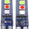 (4-pis) Parking bulb Red Blue flsher/ 12volt red blue parking light- (2 - Jodi) - (4 - पीस)