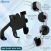 71rzulurpkl-_ac_uf10001000_ql80_ Metal CNC Bike Mount Holder Navigation 360 Degree Rotation Mirror Cradle for All Smartphones Bicycle, Motorcycle, Scooty (Black)