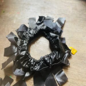 Leather elastic steering cover (Black)