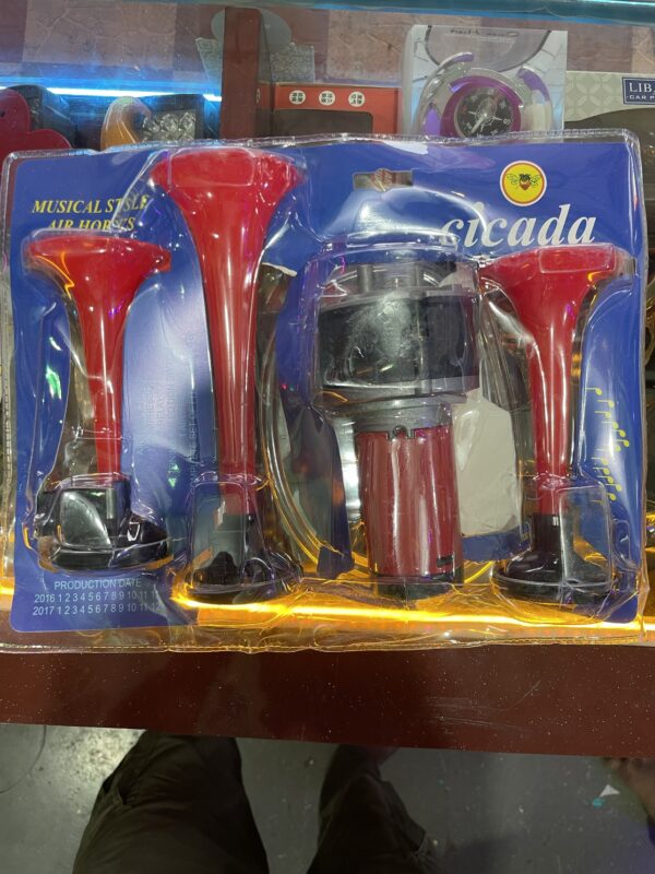 cicada 3 Pipe Pressure Horn (Battery se Chalne wala horn)