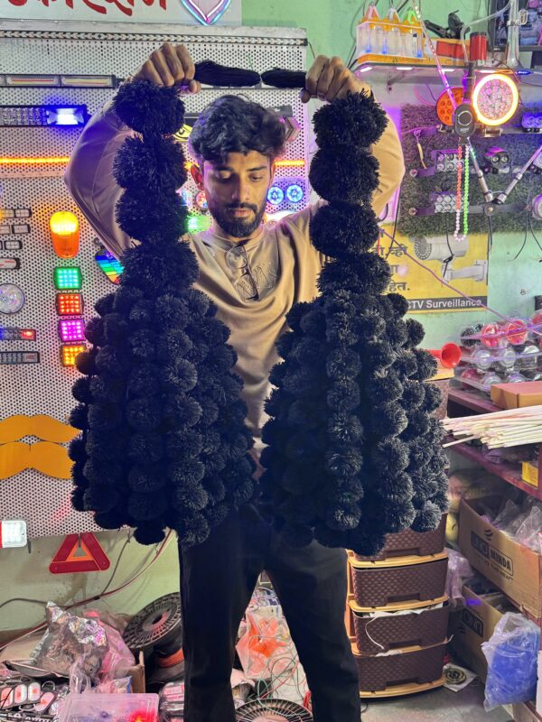 30 Ladi Jodhpuri Black gonda/ 30 लड़ी जोधपुरी चोटी/ Original Jodhpuri choti, Heavy choti/ asli jodhpuri gonda / gol cutting maal / Heavy item