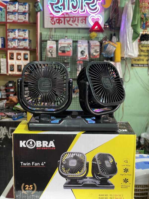 Kobra 4” double head fan (with copper motor)