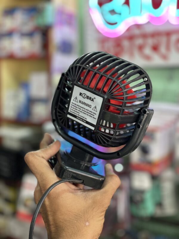 Kobra 4” Single head fan Fiber body Copper motor Very powerful Fan, with 360 angles Rotation
