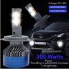 300W LIU HJG White Car LED Headlight Bulb (24 Months warranty)