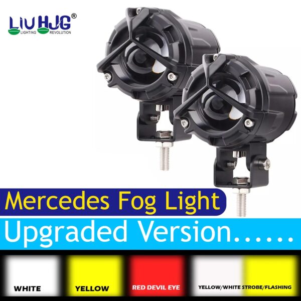 img_6887-2 LIU HJG Mercedes Y-Lens Ultra-Wide LED Fog Lights (White/Yellow)