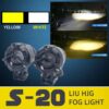 img_6888-2 LIU HJG Mercedes Y-Lens Ultra-Wide LED Fog Lights (White/Yellow)