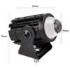 Mini Laser Cannon 8-80V Dual Color Motorcycle Fog Light Led Headlight Mini Driving Light for Motorcycle