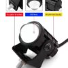 Mini Laser Cannon 8-80V Dual Color Motorcycle Fog Light Led Headlight Mini Driving Light for Motorcycle