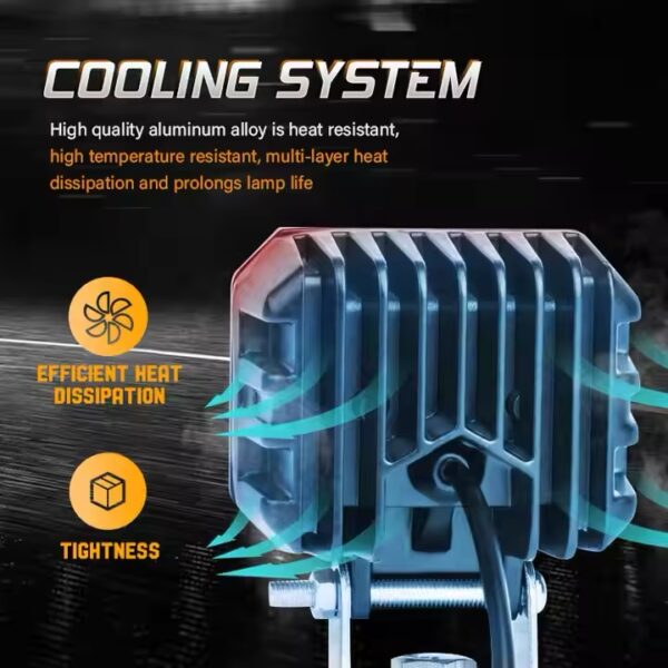 VE LED Motorcycle Lights LED Spotlights 40W Waterproof Auxillary Motorcycle Spot Lights LED Fog/Driving Head Lights