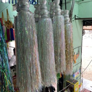 White Chamki gonda/ safed jari gonda/ chamki dori/ jari choti (2 pis) (jodi ka rate)