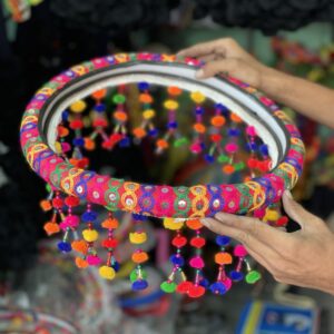 Jodhpuri steering cover L size (15 inch) for-407, old bolero, john deer, Ashokleyland dost, dost+, New Eicher, JCB, super carry
