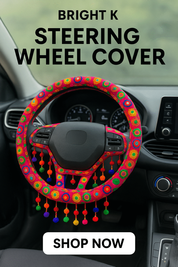 img_7062 Jodhpuri steering cover L size (15 inch) for-407, old bolero, john deer, Ashokleyland dost, dost+, New Eicher, JCB, super carry