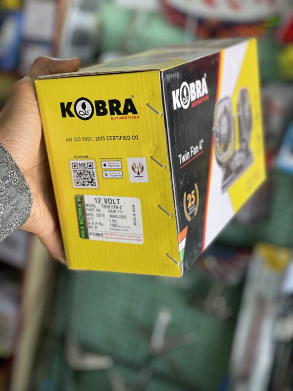 Kobra 4” double head fan (with copper motor)