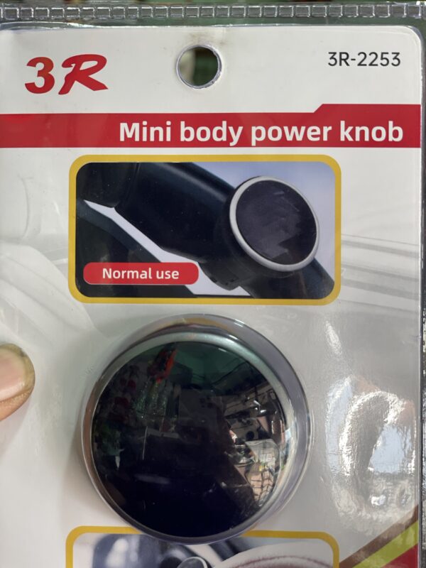 img_7216 3R Mini steering knob || Universal Car Steering Knob, Car Steering Wheel Knob, Steering Wheel Spinner Knob, 360° Rotation Booster (3R Original)