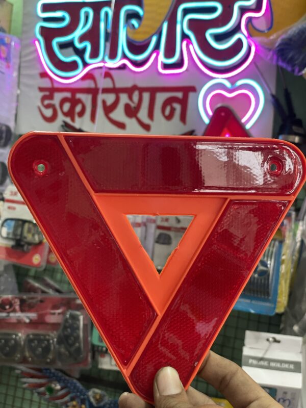 img_7352 (2-pis) National Triangle/ Reflector/ RTO Triangle/ radium/ Sadar suraksha