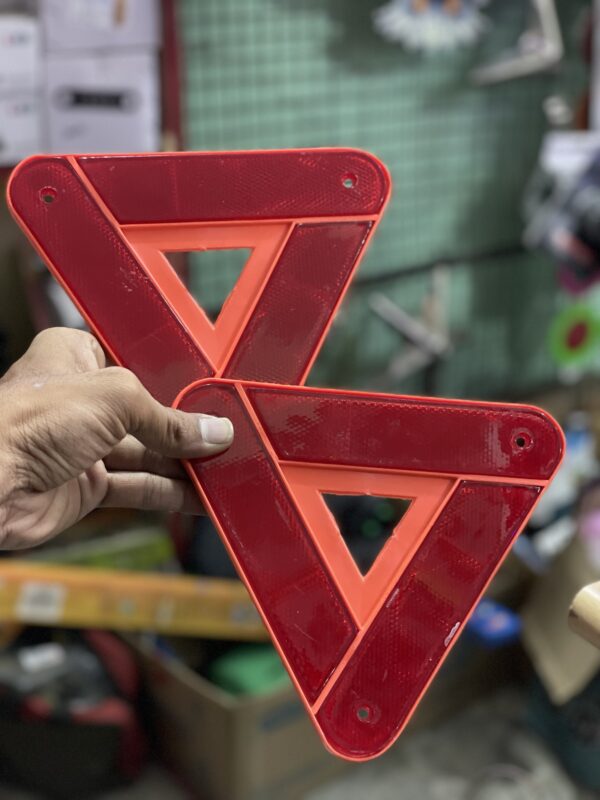 img_7354 (2-pis) National Triangle/ Reflector/ RTO Triangle/ radium/ Sadar suraksha