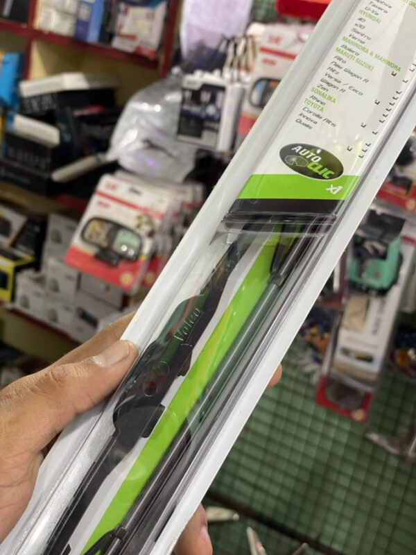 16” (inch) wiper blade- (1-pis) Original Quality with tafloan coating ,Valeo brand for Bolero / 16” इंच वाइपर ब्लेड, बेस्ट क्वालिटी, टेफ़लौन कोटिंग के साथ