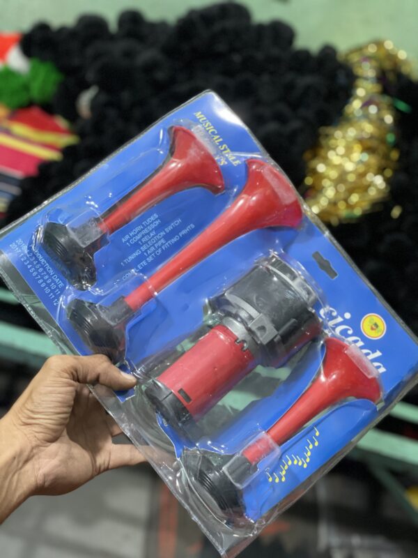 cicada 3 Pipe Pressure Horn (Battery se Chalne wala horn)