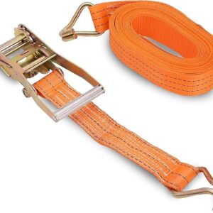 Heavy Duty Ratchet Belt | 50mm x 10mtrs | Material | Double J Hooks Luggage Straps | Wear and Tear Resistant