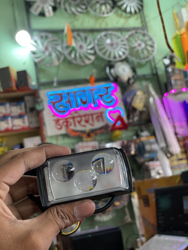 3 Lens Original Police Fog Lamp - (2 pis)