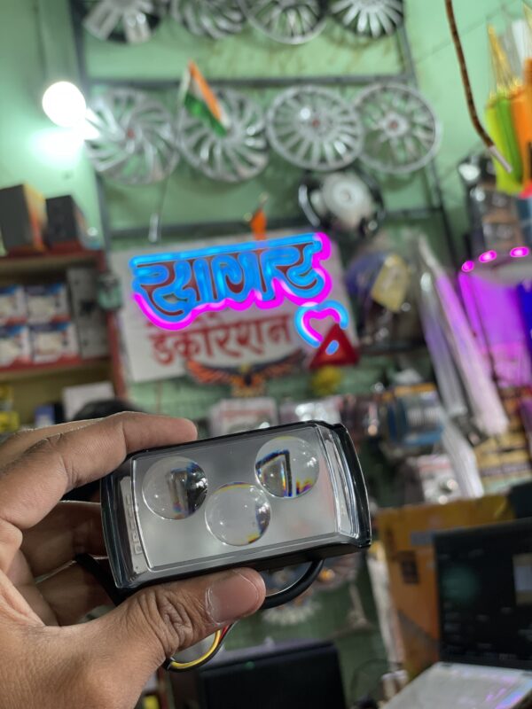 3 Lens Original Police Fog Lamp - (2 pis)