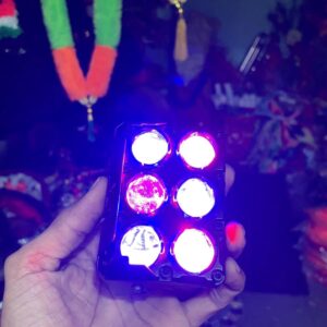 6 Lens Fog lamp (1- Pis) [12v / 24v common] with White + Yellow + Flasher and Milti colour Parking - SSLG -JS 43 सभी गाड़ियो में लगेगा