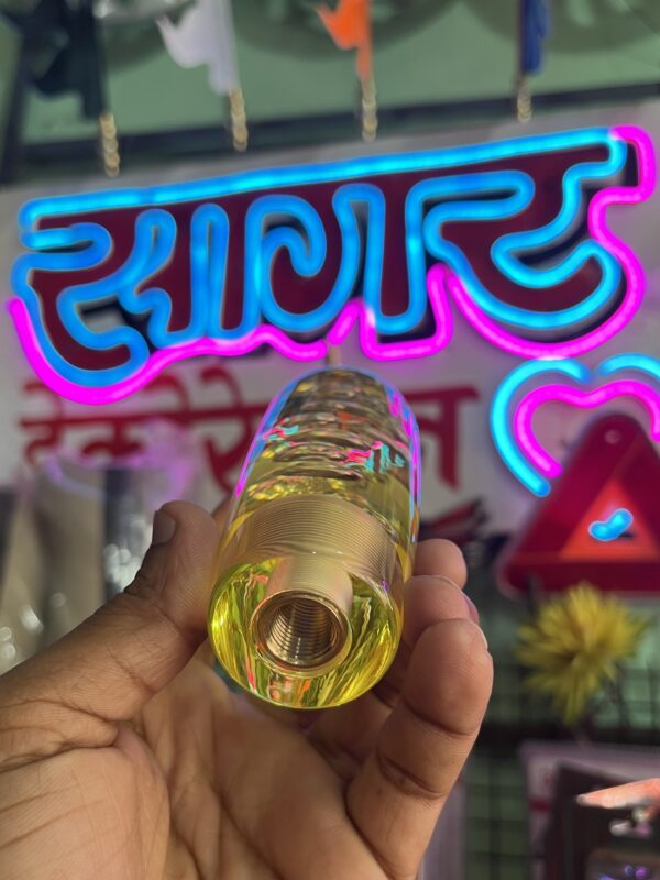 10cm/ Cristal gear nob / bubble gear nob /  yellow colour