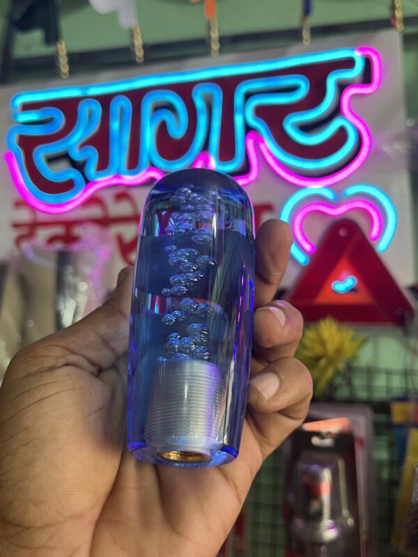 img_0846 10cm/ Cristal gear nob/ bubble gear nob ( blue colour)