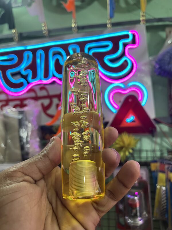 15cm/ Cristal gear nob/ bubble gear nob/ ( yellow colour)