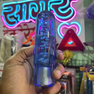 15cm/ Cristal gear nob/ bubble gear nob/( blue colour )