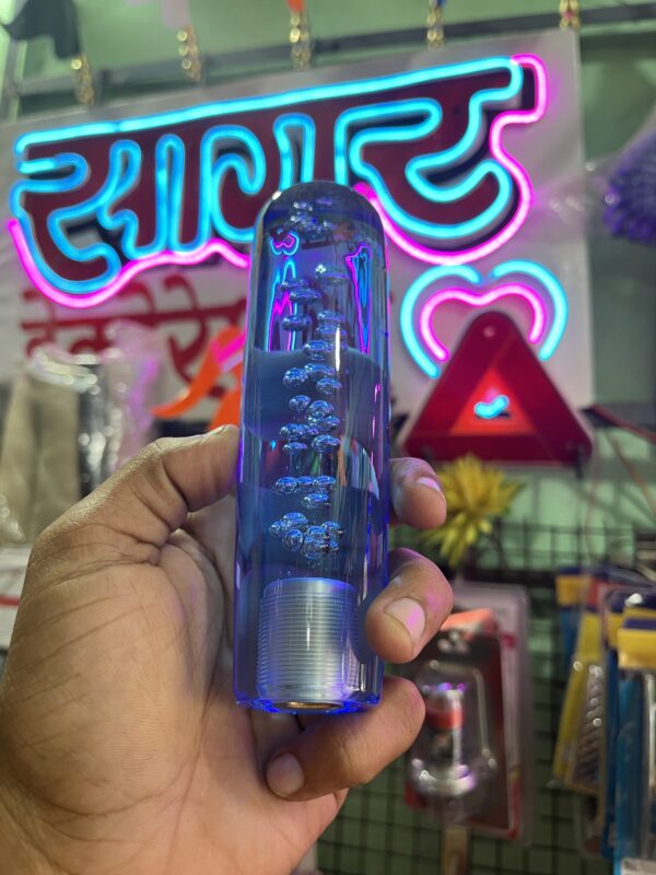 15cm/ Cristal gear nob/ bubble gear nob/( blue colour )