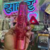 20cm/ Cristal gear nob/ bubble gear nob/(red colour)